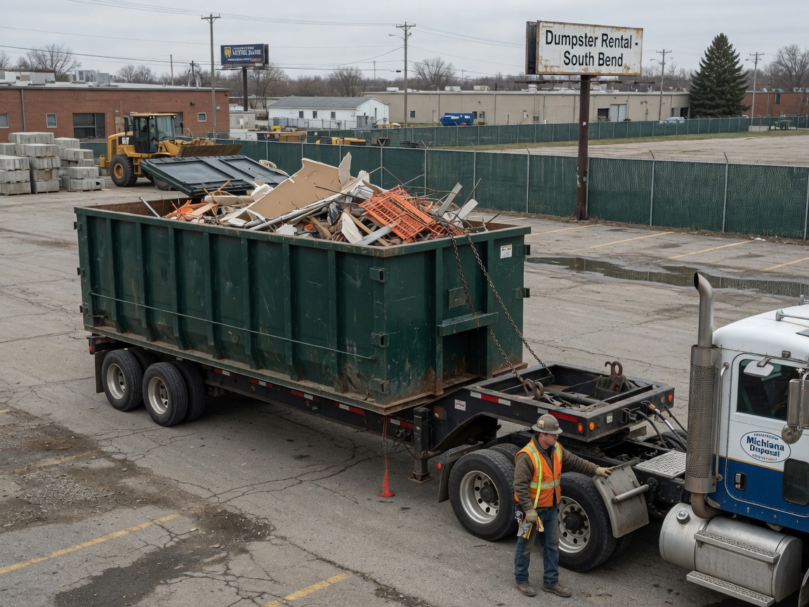 dumpster rental in La Porte
